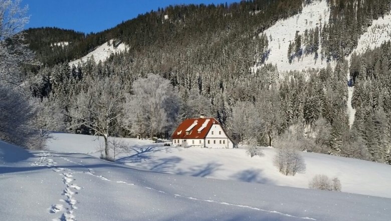 Ferienhaus Hinterbreiteneben Winterlandschaft, © Johannes Hoyos Ferienhaus Hinterbreiteneben Winterlandschaft, © Johannes Hoyos
