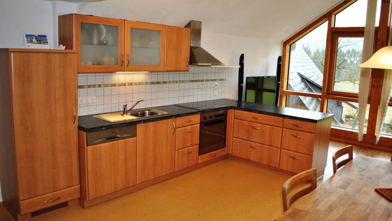 Wohnküche der Ferienwohnung Leitner, © Patrick Leitner Wohnküche der Ferienwohnung Leitner, © Patrick Leitner