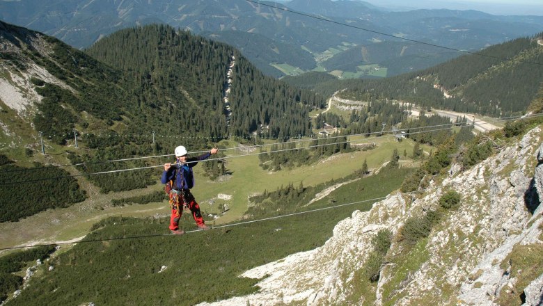 Klettersteig Hochkar, © Hochkar Bergbahnen Klettersteig Hochkar, © Hochkar Bergbahnen