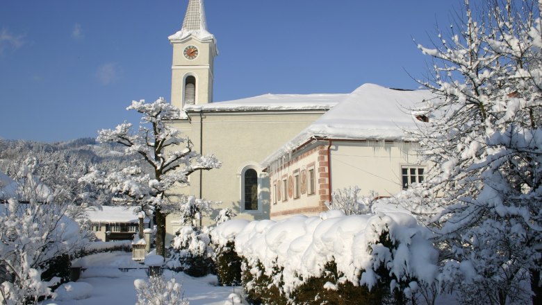 Kirche und Pfarrhof, © Gemeinde Opponitz Kirche und Pfarrhof, © Gemeinde Opponitz