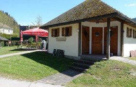 Parkhütte im Sommer, © Familie Blieweis Parkhütte im Sommer, © Familie Blieweis