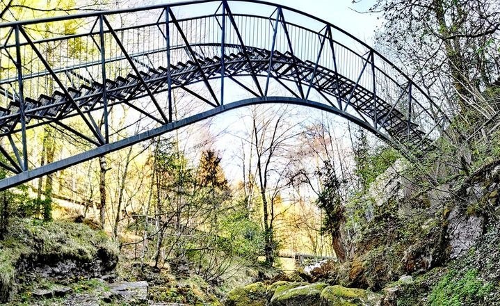 "Erlebnisbrücke", Schmiedemeile Ybbsitz, © Ybbstaler Alpen "Erlebnisbrücke", Schmiedemeile Ybbsitz, © Ybbstaler Alpen