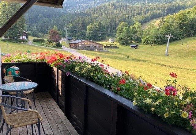 Balkon Ferienwohnung im Sommer, © Margarete Teufel Balkon Ferienwohnung im Sommer, © Margarete Teufel