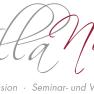 Logo Villa Nova, © Villa Nova Logo der Villa Nova mit Schriftzug und Beschreibung als Frühstückspension und Seminarhaus.