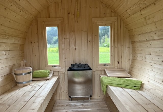 Meine kleine Auszeit Fasslsauna, © Familie Roseneder Meine kleine Auszeit Fasslsauna, © Familie Roseneder