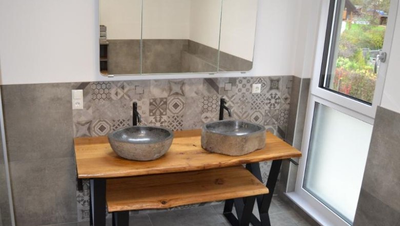 großes Bad OG, © Martin Bachner_Happy Nest großes Bad OG, © Martin Bachner_Happy Nest