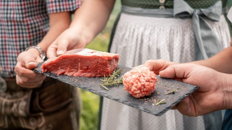 Bio-Jungrindfleisch vom Biobauernhof Spielmanns&ouml;d, &copy; Gerald Demolsky