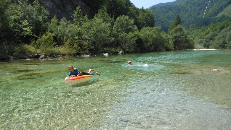Ybbsnaturbad, &copy; Familie Baumann