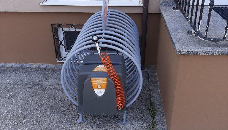 Radlufttankstelle, &copy; B&auml;ckerei Feldhofer