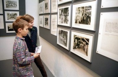 Ausstellungs- und Informationsraum des Weg des Friedens, © Archiv Eisenstraße Niederösterreich