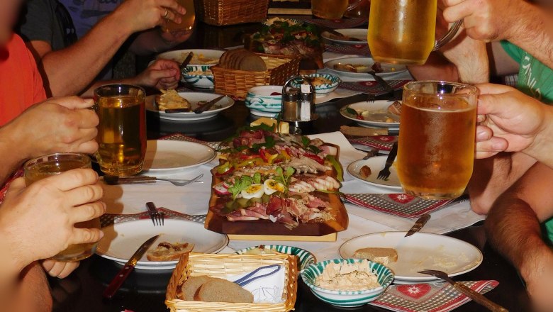 Jausenplatte, &copy; Familie Helm