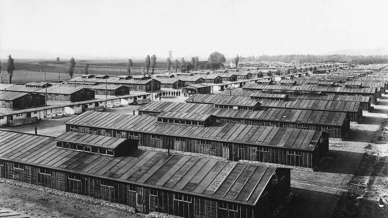 Das Kriegsgefangenenlager Purgstall im Jahr 1916, © Stadtgemeinde Wieselburg