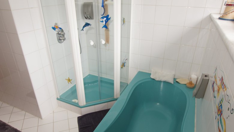 Badezimmer in der Ferienwohnung Steiner, &copy; Gertrude Steiner