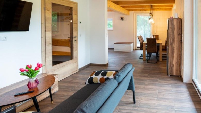 Wohnbereich, © Chalets Lunz am See Wohnbereich, © Chalets Lunz am See