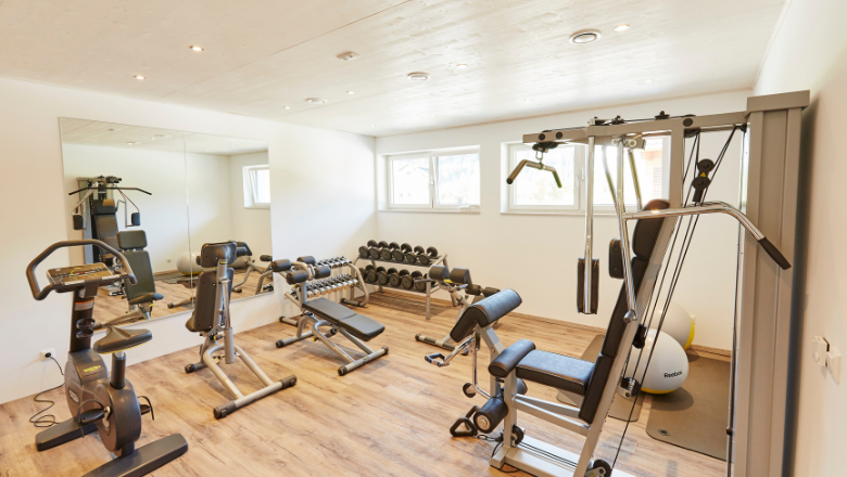 Landhotel Zellerhof Lunz am See - Fitnessraum im Apartmenthaus Bergsee, © Michael Liebert