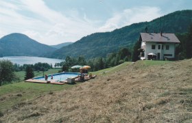 Haus Schlossleiten mit Pool und Bergblick