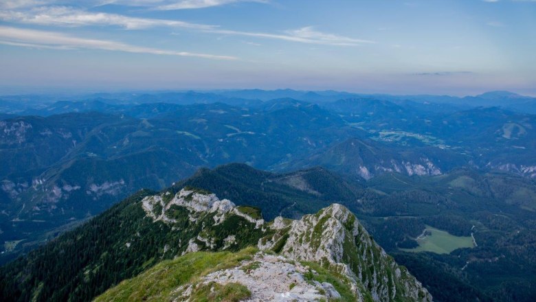 Blick von oben auf den Rauhen Kamm, &copy; Ludwig Fahrnberger
