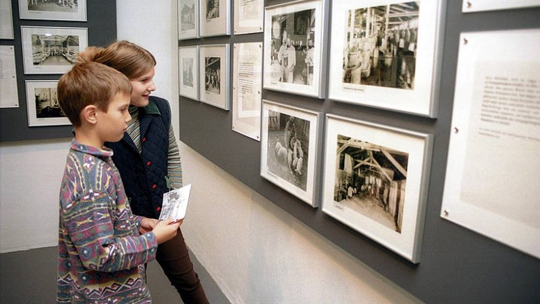 Ausstellungs- und Informationsraum des Weg des Friedens, © Archiv Eisenstraße Niederösterreich