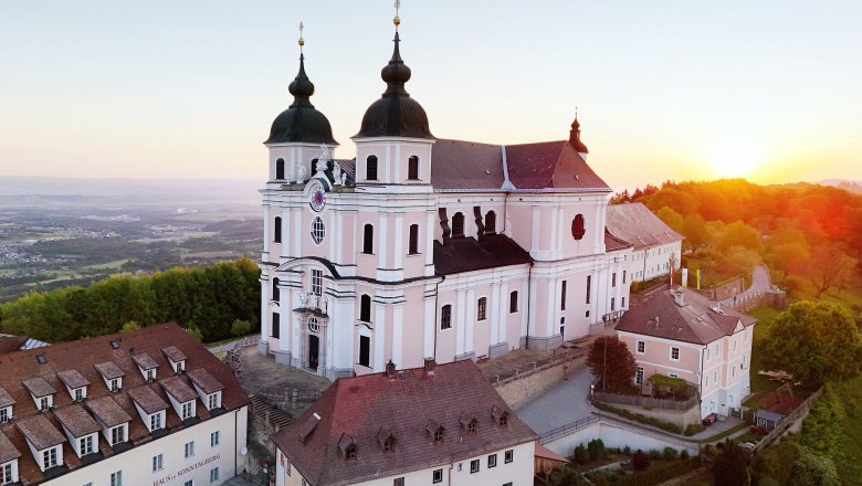 Luftaufnahme Basilika Sonntagberg.