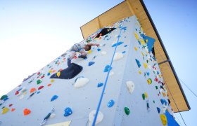 Der neue Kletterturm in Wieselburg, &copy; Kletteranlage Wieselburg-Land